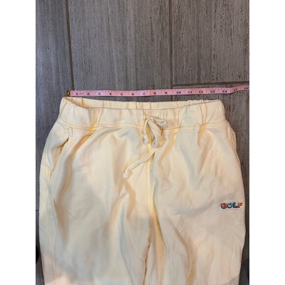 GOLF WANG Butter Yellow Sweatpants Size Small - Picture 5 of 7